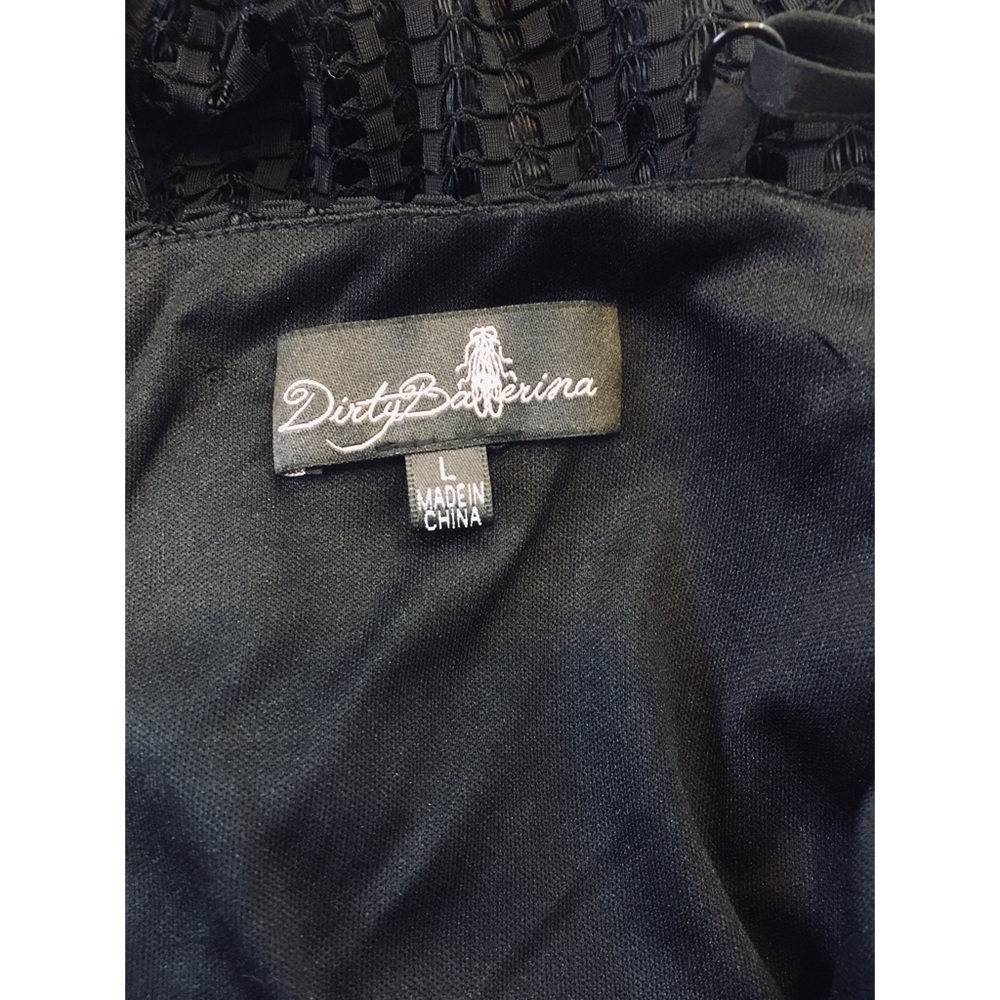 Dirty Ballerina Black Vegan Leather Dress … - Picture 10 of 11